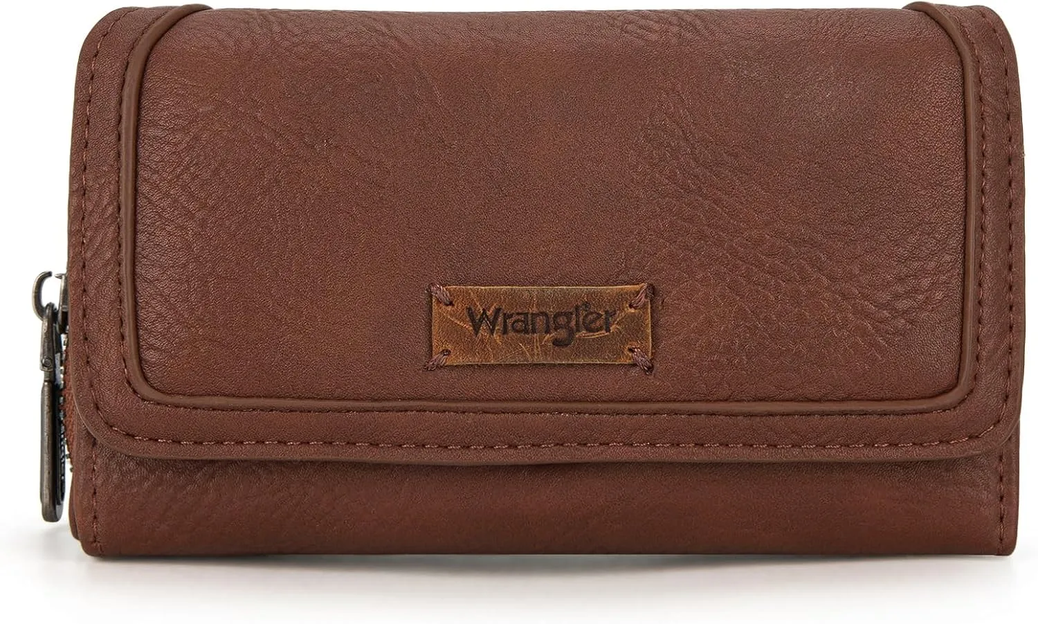Montana West x Wrangler Wallet for Women Minimalist Clutch Wristlet Purse RFID Blocking Credit Card Holder