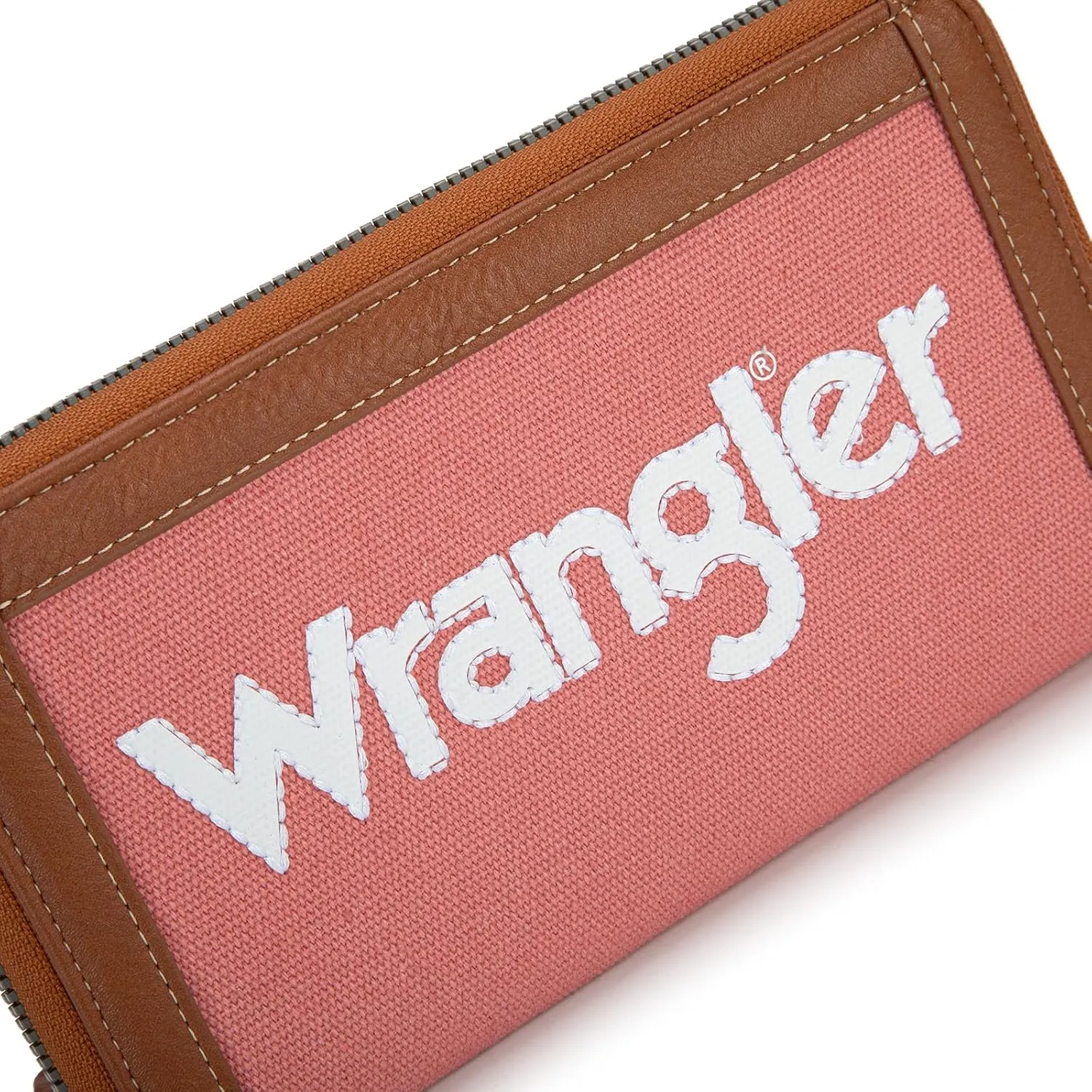 Montana West X Wrangler Wristlet Wallets Purse for Women Vintage Boho Ladies Wallet Coin Purse Two-Tone Credit Card Holder