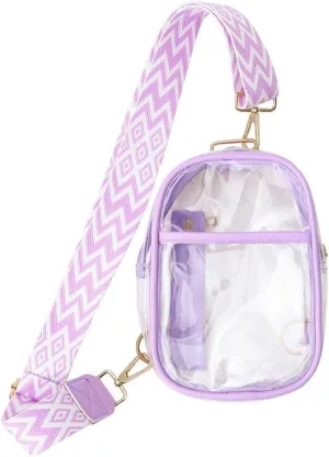 Multifunctional Bag For Woman And Man Small Crossbody Bag Clear Bag Stadium Approve Chest Bag Backpacks Purses