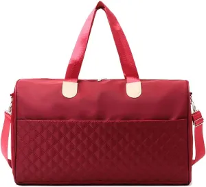 Multifunctional Travel Duffle Bag, Luggage Handbag Holdall Suitcase Handbag, Weekend Overnight Bag for Women Men