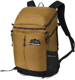 Naturehike 5L/15L/25L/30L Lightweight Hiking backpacking backpack, Camping Waterproof Bag, Outdoor Daypack for Adults (25L, Brown)