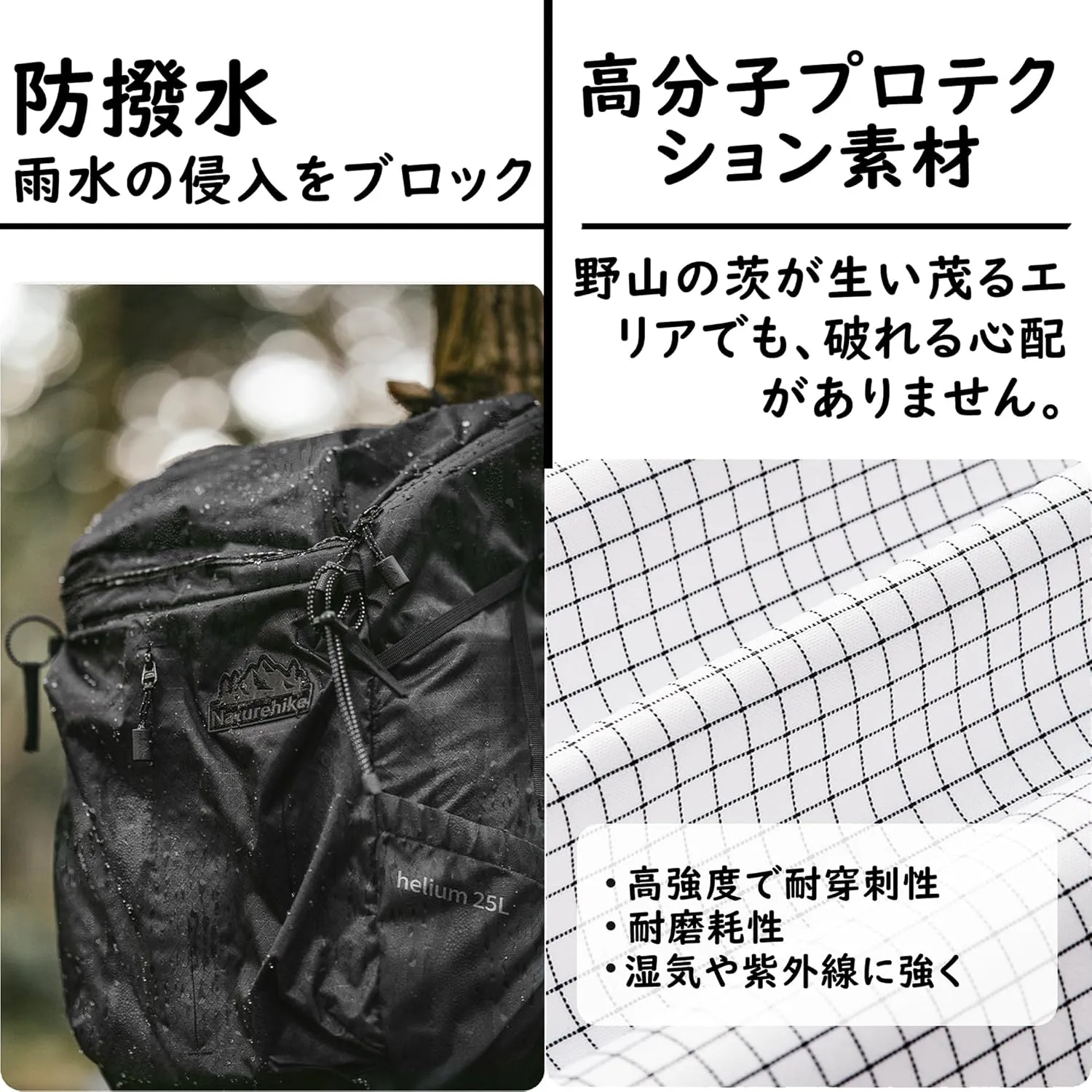 Naturehike 5L/15L/25L/30L Lightweight Hiking backpacking backpack, Camping Waterproof Bag, Outdoor Daypack for Adults (25L, Brown)