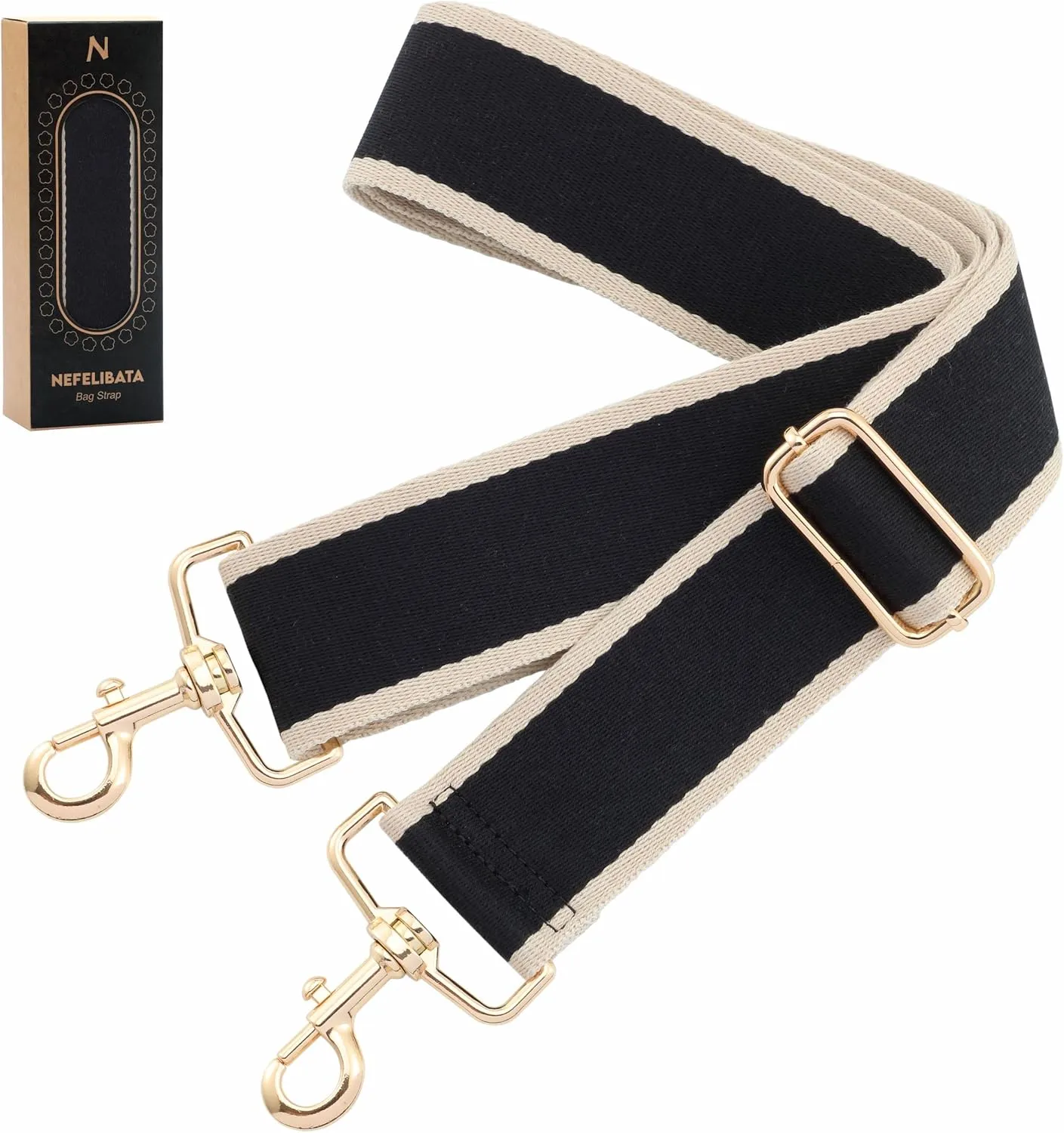 Nefelibata Purse Strap,2" Wide Purse Strap Adjustable Replacement,Multi-pattern Crossbody Handbag Strap