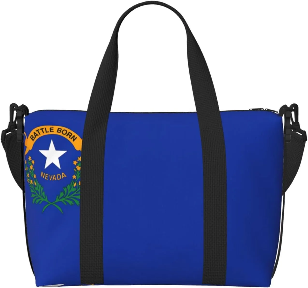 Nevada State Flag Duffel Bags for Traveling - Lightweight Personal Item Travel Bags for Women, Gym Bags for Men
