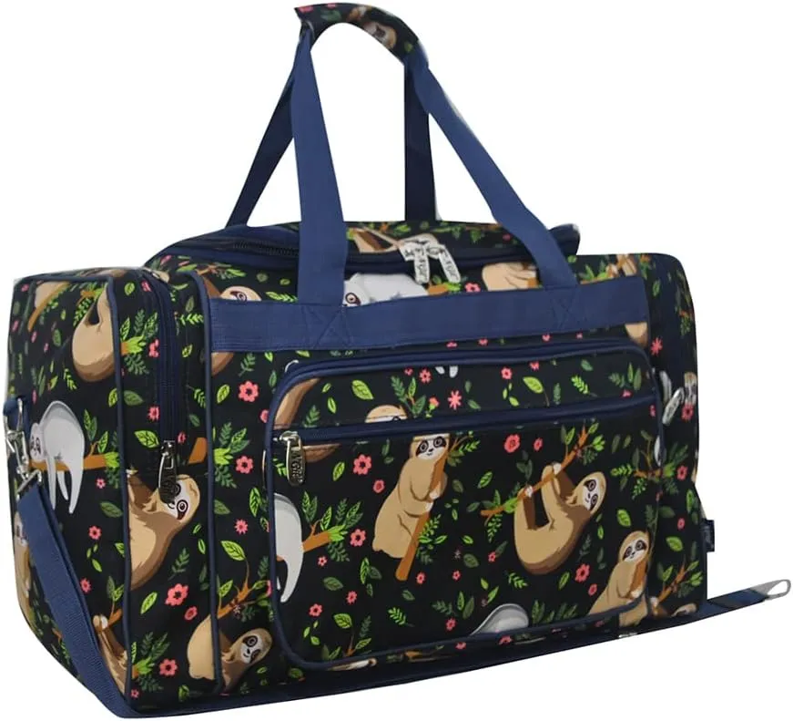 NGIL Canvas 20" inch Duffle Bag (Night Sloth-navy)
