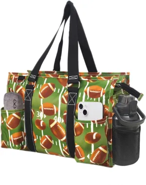 NGIL Utility Water Resistant Tote Bag, Top Zipper Closure, Perfect Gifts for Working Women, Nurses, Gym bag