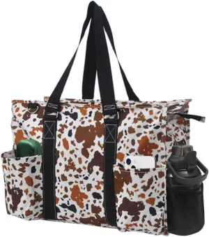 NGIL Zip-Top Tote Bag with Exterior Pockets for Working Women, Teachers, Nurses, and Moms, Design in USA