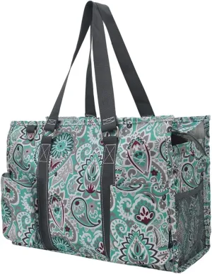 NGIL Zip-Top Tote Bag with Exterior Pockets for Working Women, Teachers, Nurses, and Moms, Design in USA