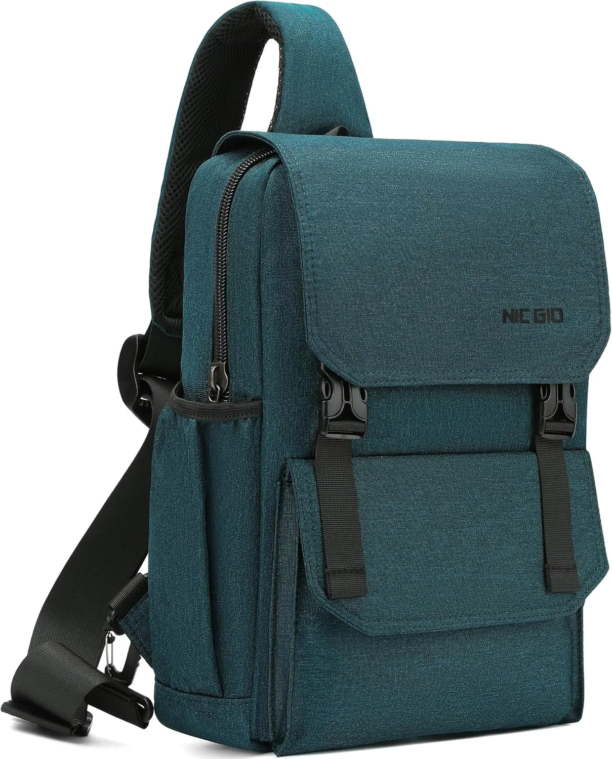 NICGID Sling Bag Backpack, 13.3'' 14.1'' Laptop Bag Crossbody Shoulder Chest Backpacks Travel Outdoors for Men Women