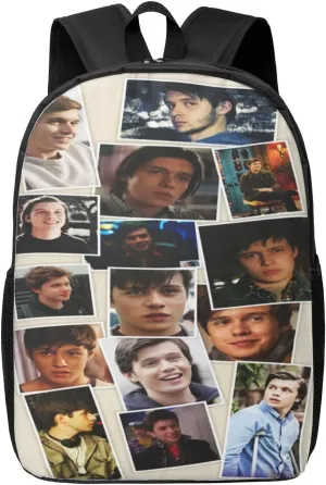 Nick Actors Robinson Backpack Laptop Computer Bag Double Shoulder Bags Casual Daypack for Travel Work Business Outdoor 17 Inch