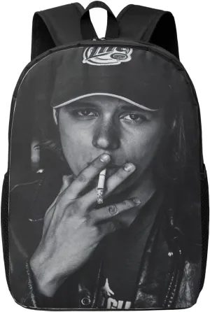 Nick Actors Robinson Backpack Laptop Computer Bag Double Shoulder Bags Casual Daypack for Travel Work Business Outdoor 17 Inch