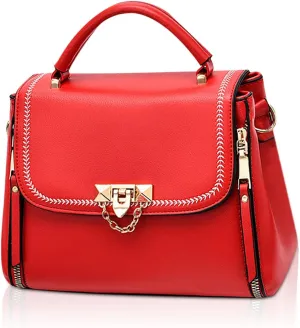 NICOLE & DORIS Small Handbags for Women Crossbody Bag Ladies Shoulder Bags PU Leather Top Handle Bags