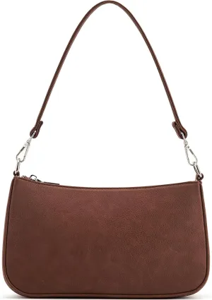 NIUEIMEE ZHOU Small Shoulder bag with 2 Removable Straps Cross Body Clutch Purse Handbag for Women