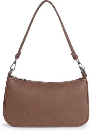 NIUEIMEE ZHOU Small Shoulder bag with 2 Removable Straps Cross Body Clutch Purse Handbag for Women
