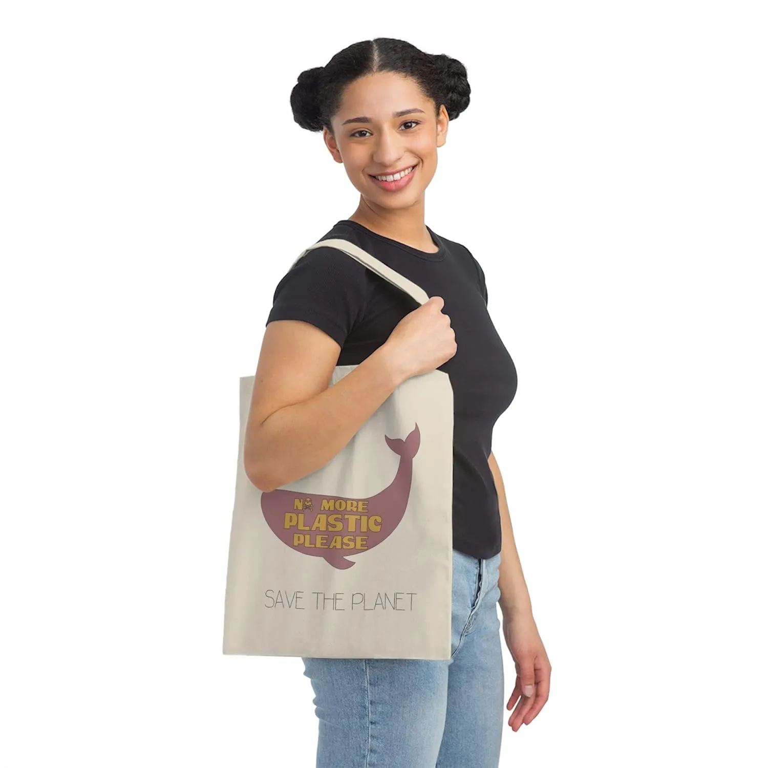 No More Plastic Please Earth Day Shirt | Environmental Shirt | Save The Planet | Nature TShirt Canvas Tote Bag
