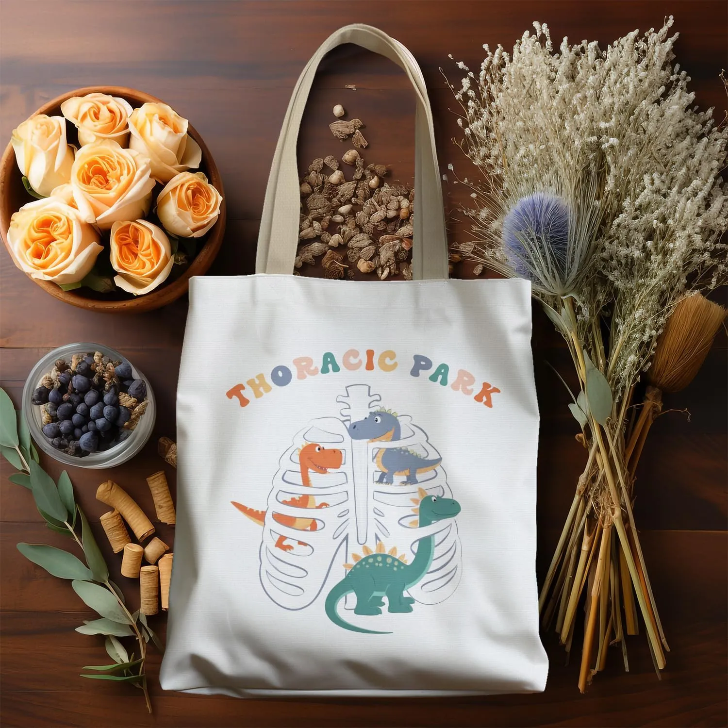 Nurse Tote Bag, Nurse Gifts Canvas Tote Bags for Women, Nurses Week Gifts, Nursing Reusable Grocery Shopping Bags