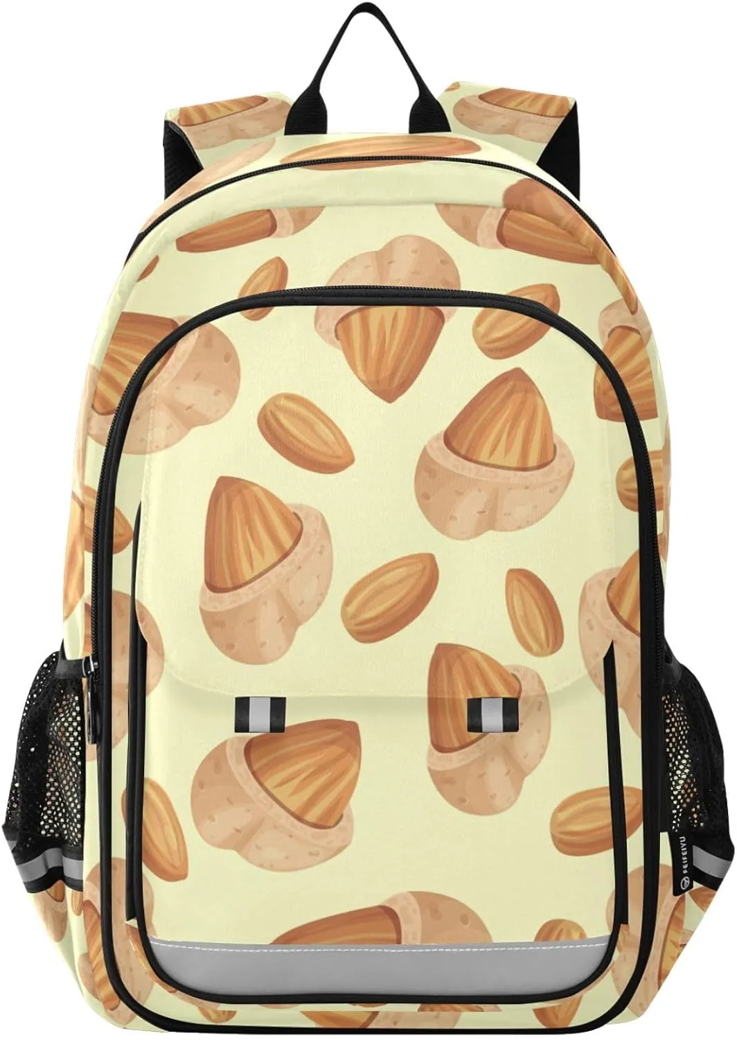 Nuts Backpack for Boys Girls Kids School Bag Lightweight Laptop Backpack Elementary Capacity Bookbags for Travel Daypack with Reflective Stripes