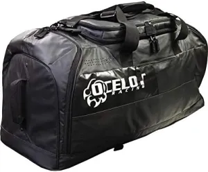 Ocelot Pro Gear Duffle Bag - Essential Duffle Bag for Travel, Heavy Duty Duffle Bag for Camping Gear, Motorcycle Gear, Gym Gear, and Travel Gear - Duffle Bag for Men and Women - Black