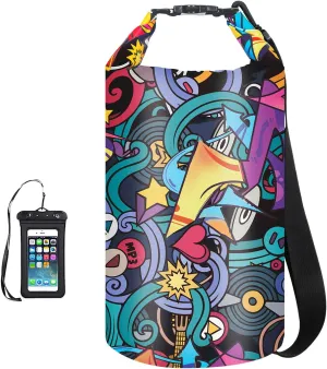 OMGear Waterproof Dry Bag Backpack Phone Pouch 40L/30L/20L/10L/5L Floating Dry Sack for Kayaking Boating Outdoors Activities
