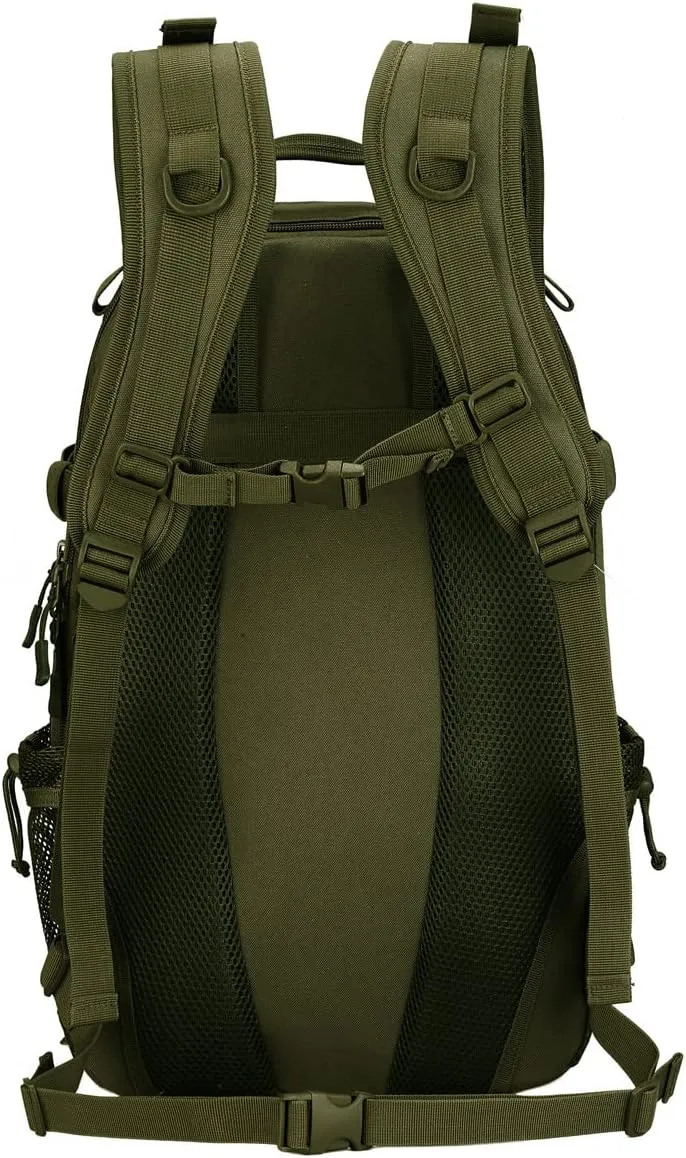 Outdoor Backpack Nylon Backpack Men Camping Backpacks, Green, One Size