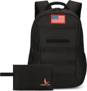 outdoor plus Camo Backpack,Military Boys Backpacks for School,Army Bookbag with USB Charging Port,30l/40L