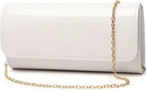 Patent Leather Envelope Clutch Womens Evening Handbag Stylish Shoulder Bag Purse for Christmas Wedding Party Prom