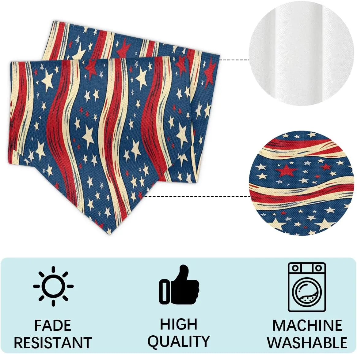 Patriotic Stars Stripes Briefcases for Men Crossbody Bags Laptop Carrying Case Messenger Bag for 15" Laptops and Under