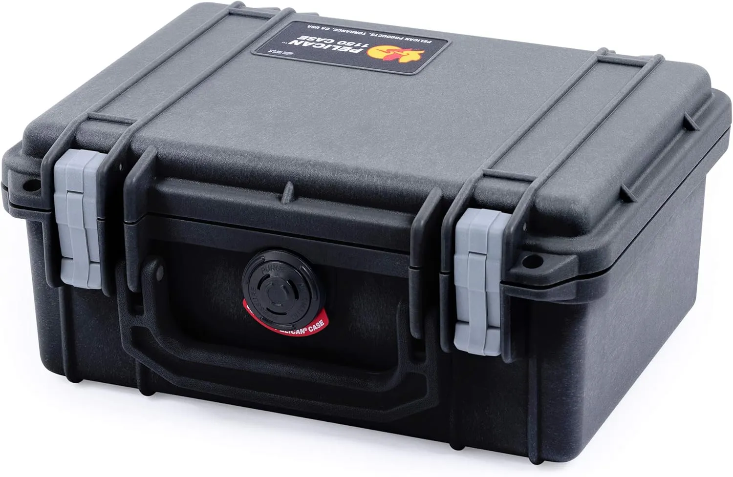 Pelican 1150 Case, Black with Silver Latches, None (Case Only)
