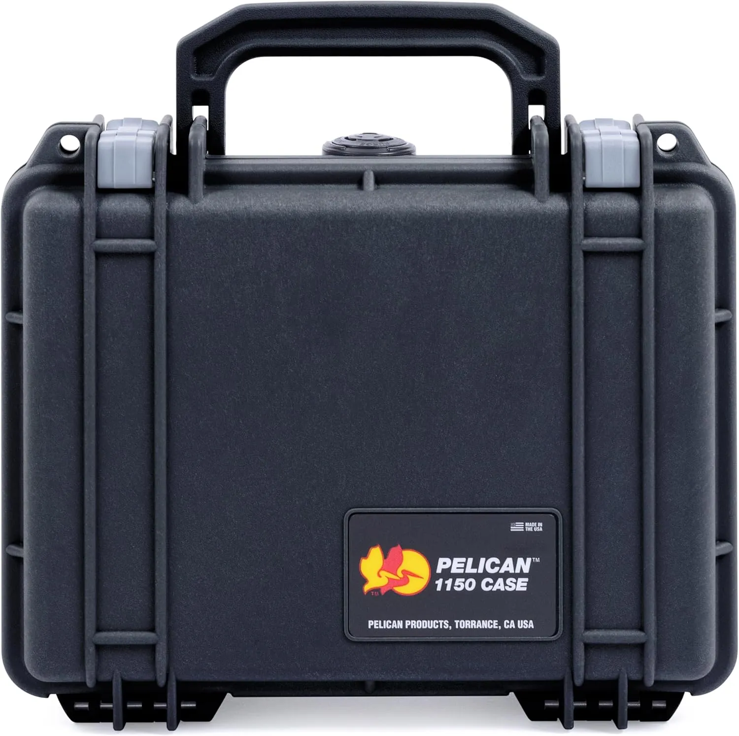 Pelican 1150 Case, Black with Silver Latches, None (Case Only)