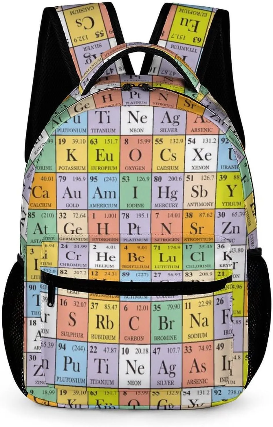 Periodic Table of Elements Travel Backpack Cute Daypack Laptops Back Pack Purse Computer Bag for Men Women