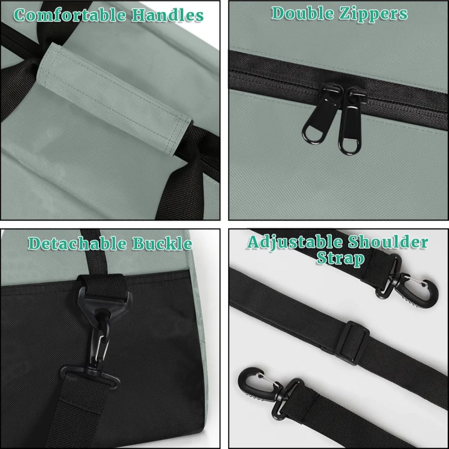 Personalize-Kids-Duffel-Bags With Custom Initial Name Dance-Sports-Bags Lightweight Carry-On Overnight Travel Gym for Girls Boys,Cool Gray