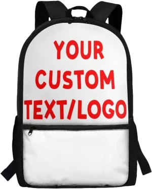 Personalized Backpack for Girls Boys Custom Backpacks with Names Customized Book Bags for Kids School Supplies