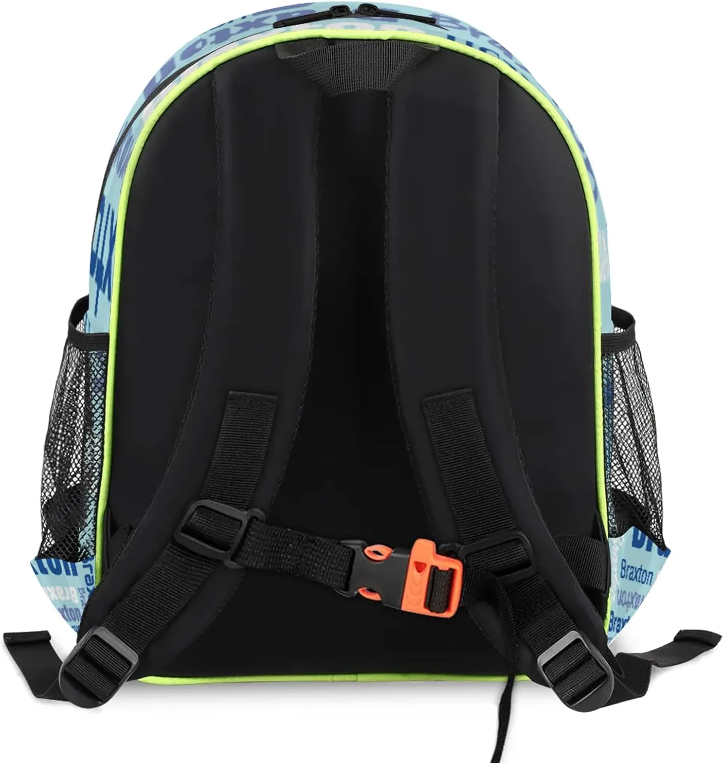 Personalized Backpacks with Name Customized Shoulder Bag Gifts for Women Men Waterproof Travel Casual Backpack 14.2in, Blue White