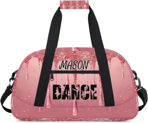 Personalized Dance Bag Gym Bag for Women, Custom Sport Duffel Bag Overnight Weekender Bags Travel Duffel Bag, Fluid