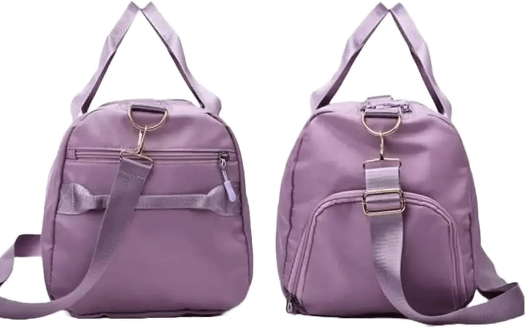 Personalized duffel bag large size, travel duffel bag women, custom design duffel bags, duffel bag girls, duffel zip bag, duffel sports bag (Purple)