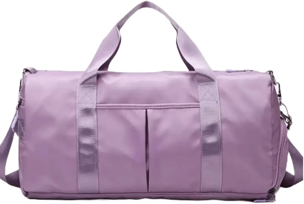 Personalized duffel bag large size, travel duffel bag women, custom design duffel bags, duffel bag girls, duffel zip bag, duffel sports bag (Purple)