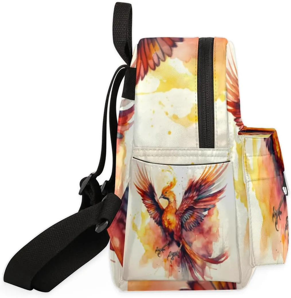 Phoenix Design Mini Backpack Purse for Women Lightweight Shoulder Bag Women Shopping Backpack Small Backpacks Purse