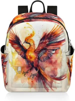 Phoenix Design Mini Backpack Purse for Women Lightweight Shoulder Bag Women Shopping Backpack Small Backpacks Purse