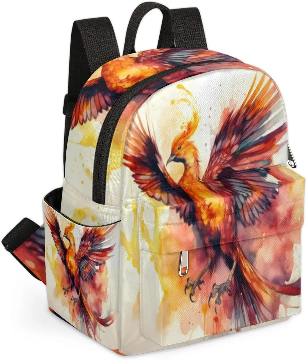 Phoenix Design Mini Backpack Purse for Women Lightweight Shoulder Bag Women Shopping Backpack Small Backpacks Purse