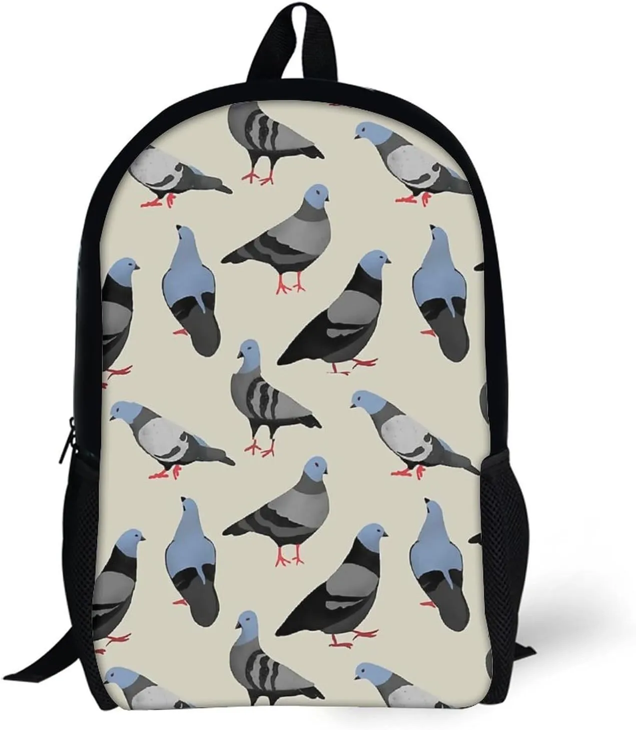 Pigeons Backpack Lightweight Waterproof Backpacks Laptop Backpack for Unisex Casual Travel Daypacks Large Capacity