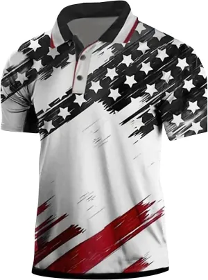 Polo Shirts Men and Summer Casual Short Sleeved Buttons Lapel Solid Color Short Sleeved T Shirt Tops Golf T Shirts