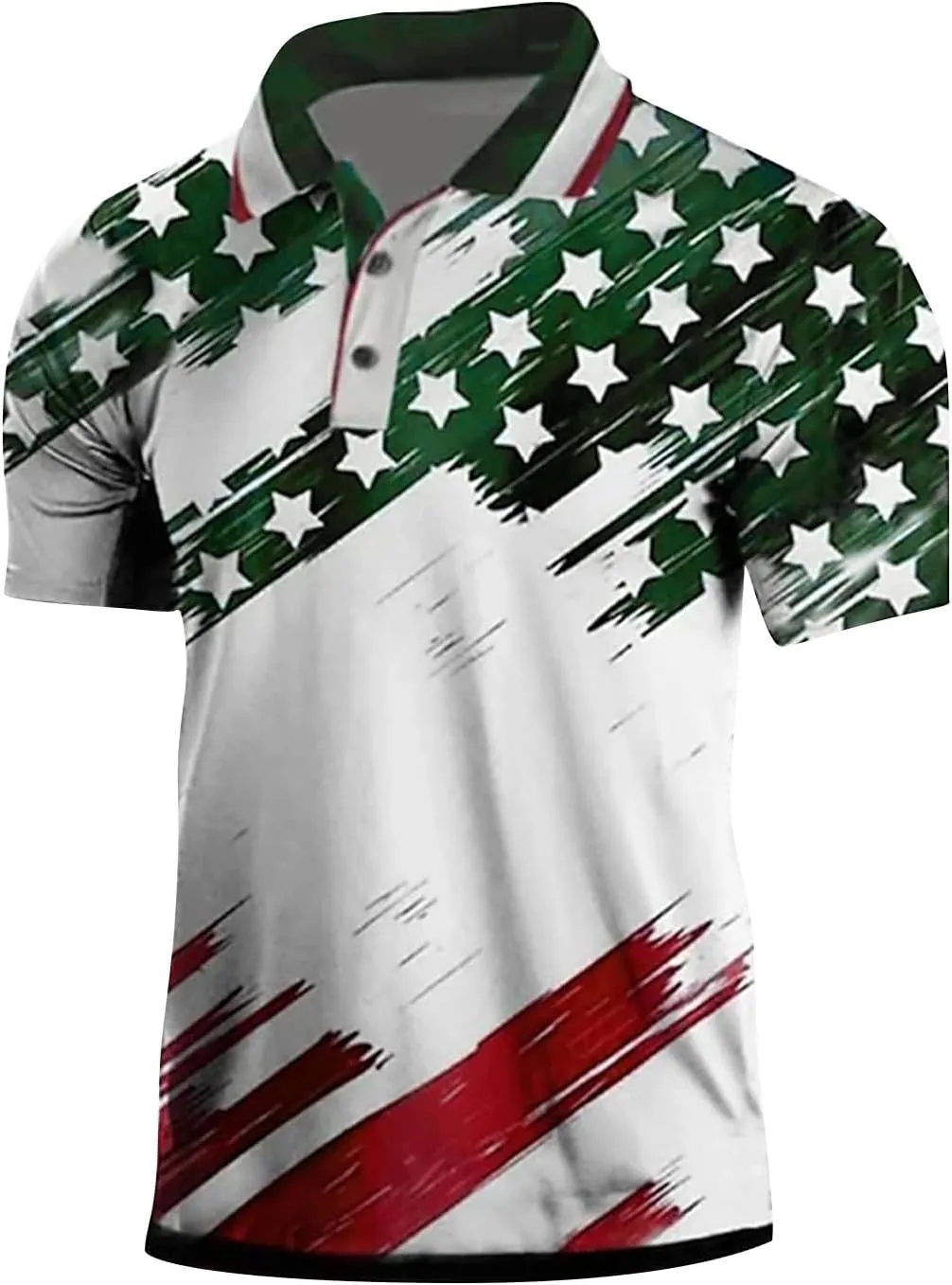 Polo Shirts Men and Summer Casual Short Sleeved Buttons Lapel Solid Color Short Sleeved T Shirt Tops Golf T Shirts