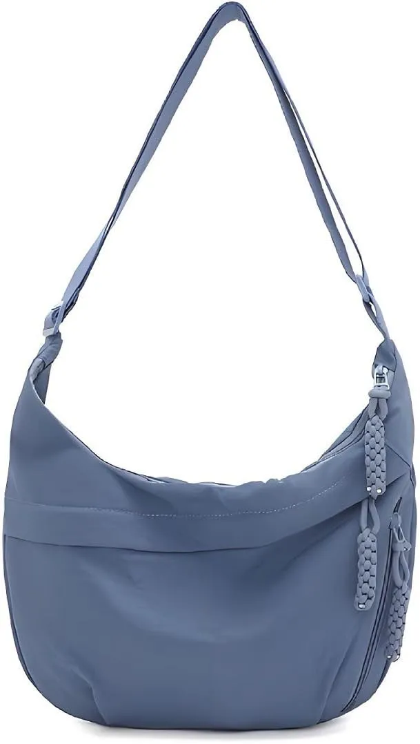 Preferable Crossbody Bag, Preferablen Women's Fashion Plain Color Nylon Crossbody Bag