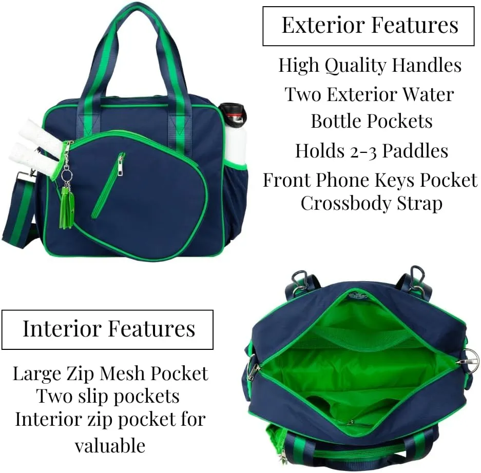 Prepster Pickleball Bag - Women's Pickleball Bag - The Epitome of Style, Functionality, and Durability