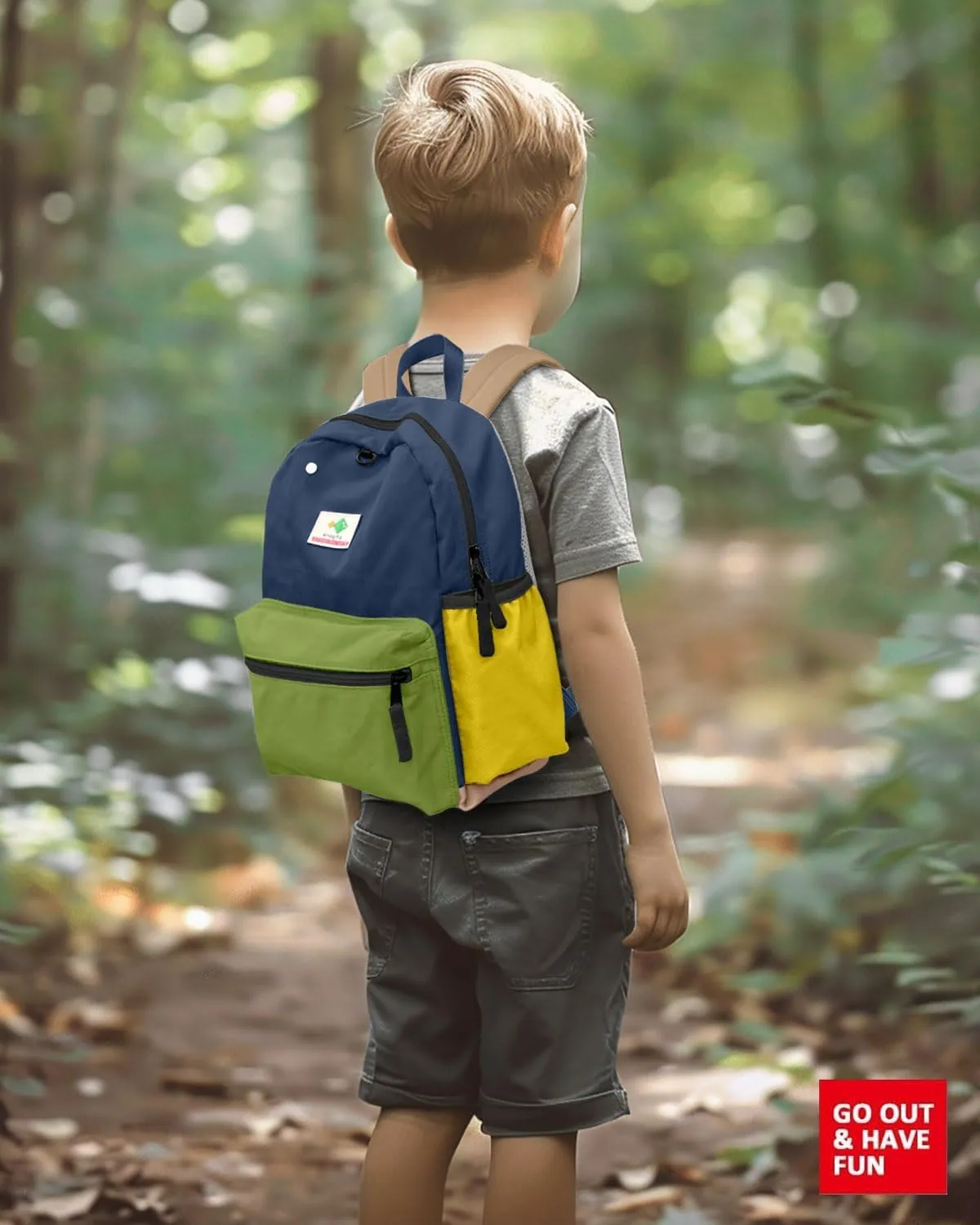 Preschool Backpack For Boys Girls, Mini Backpack For School & Travel, Child Backpacks, Kindergarten Elementary Toddler bag, 11" H, For Kids 2-4, Small