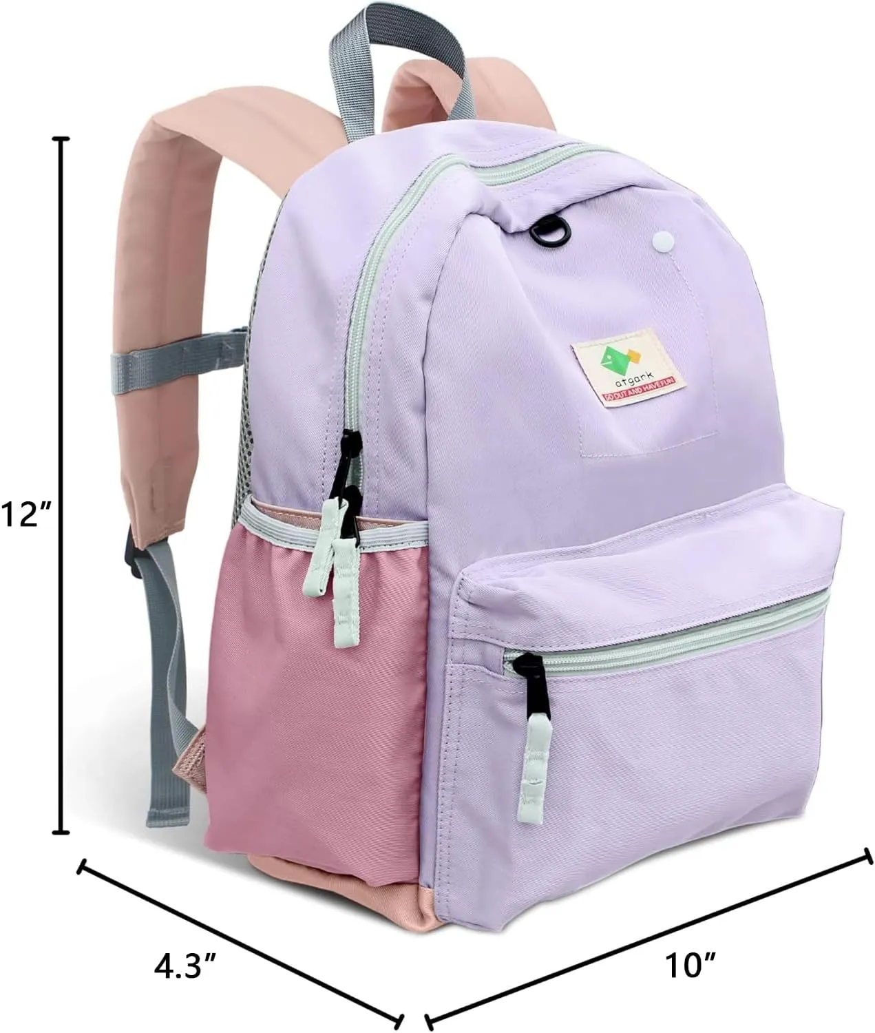 Preschool Toddler Backpack For Boys Girls, School Mini & Travel, Small Kids Child Backpacks, Kindergarten Elementary bag, 12" H, 2-4