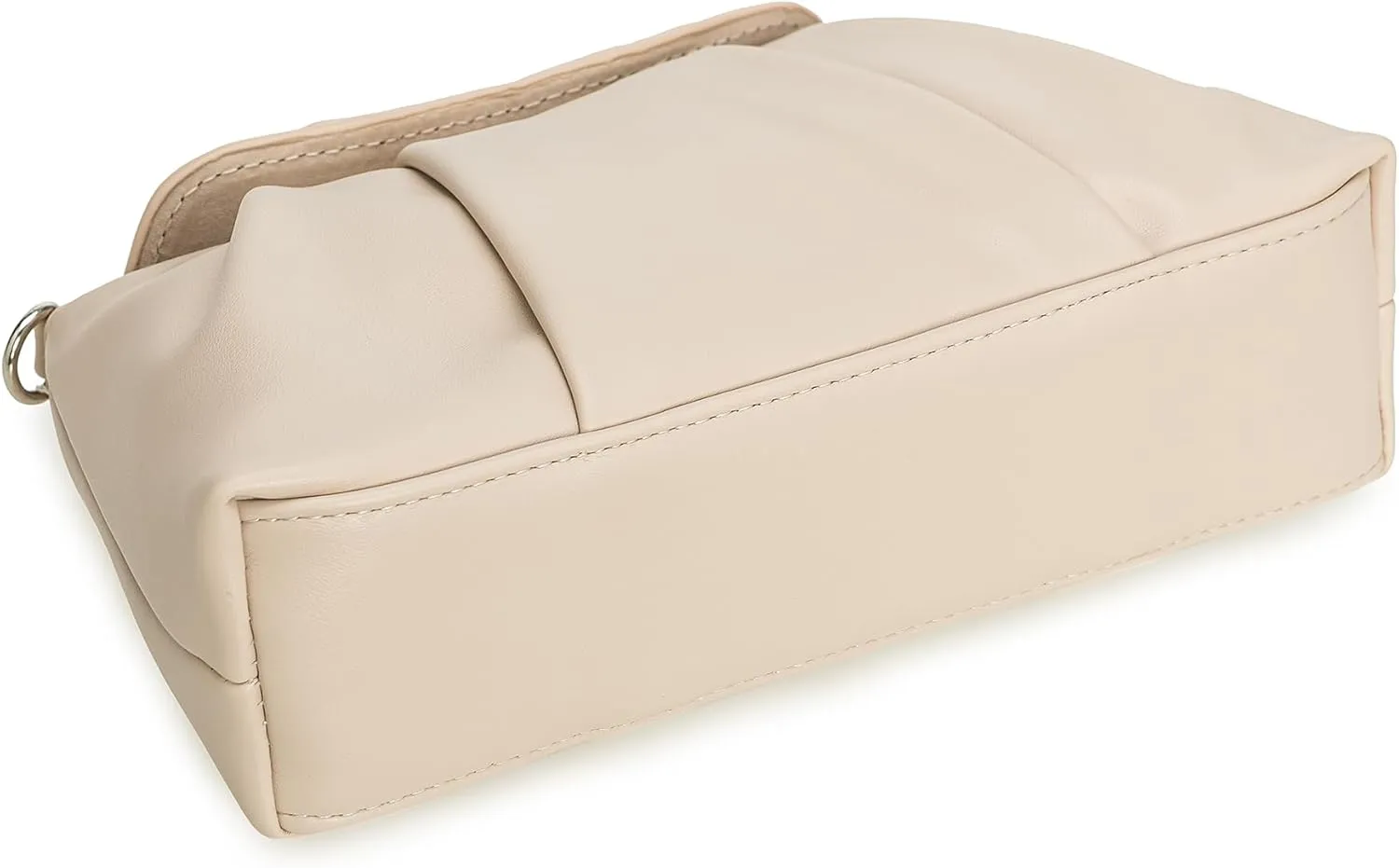 PU Clutch Handbag for Women Evening Bag Formal Dressy Purse with Pearl Strap