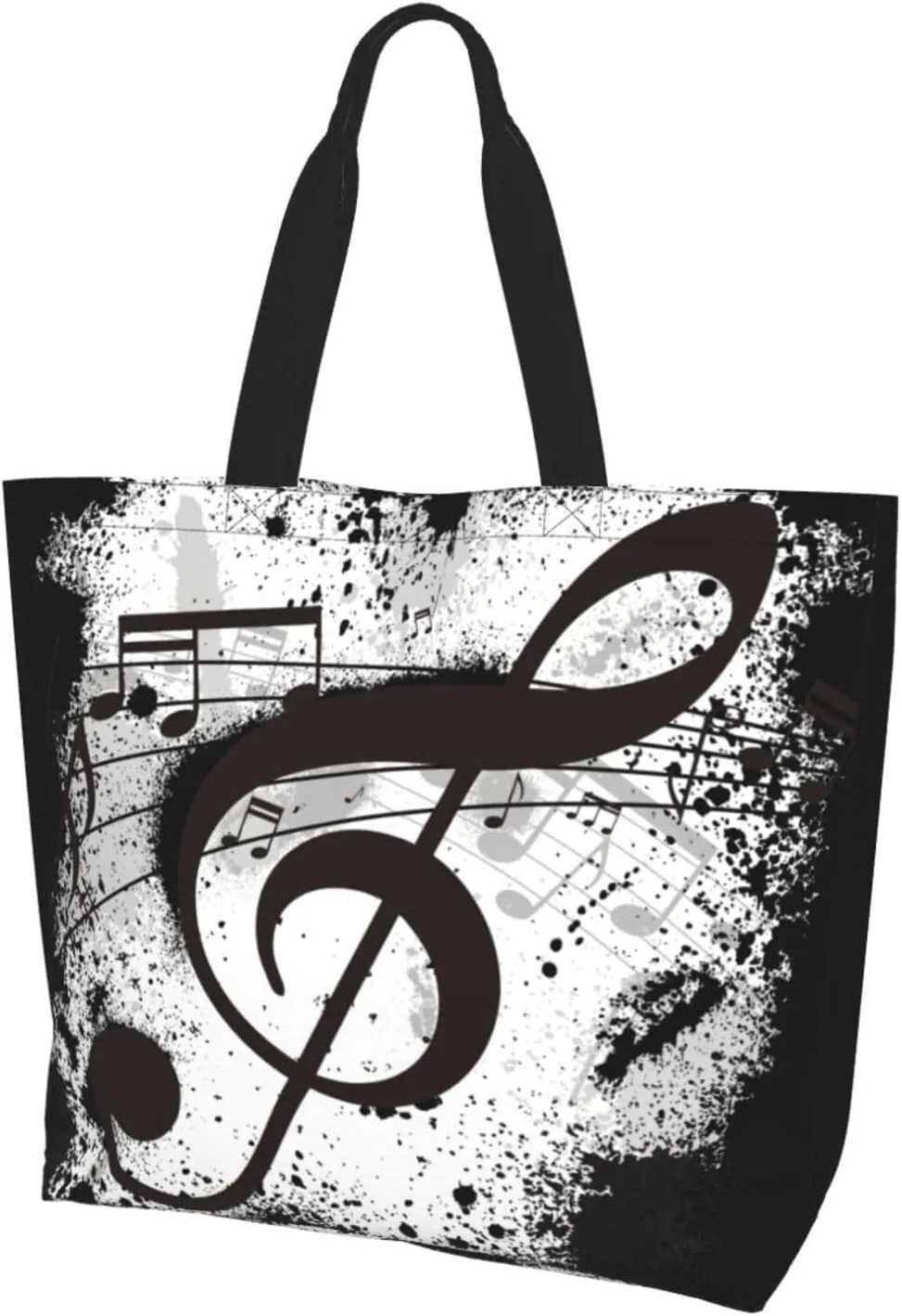 Purple Green Fleur De Lis Tote Bag For Women, Shoulder Bags Big Reusable Grocery Handbag For Travel Gym Picnic