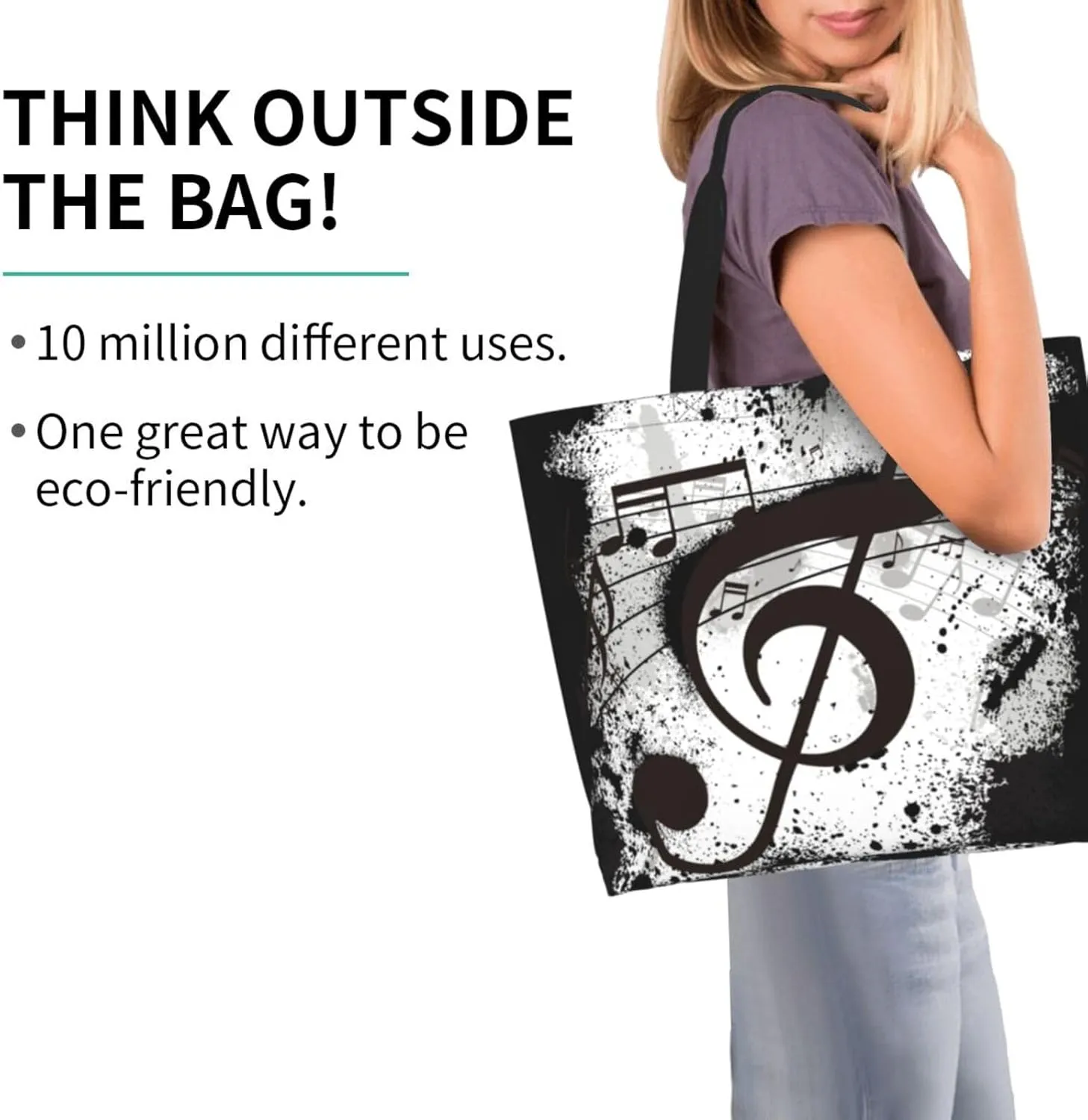 Purple Green Fleur De Lis Tote Bag For Women, Shoulder Bags Big Reusable Grocery Handbag For Travel Gym Picnic