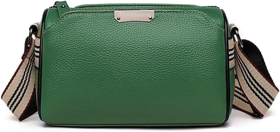 Real Leather Crossbody bags for Women Classic Shoulder Cross Body Purse Luxury Trendy Wide Strap Purses Bag